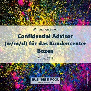 Confidential Advisor (w/m/d) für das Kundencenter Bozen